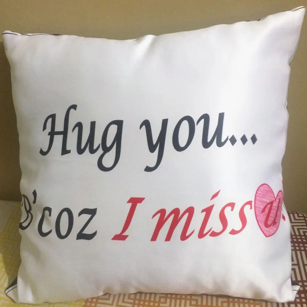 Personalized Hug You Cushion